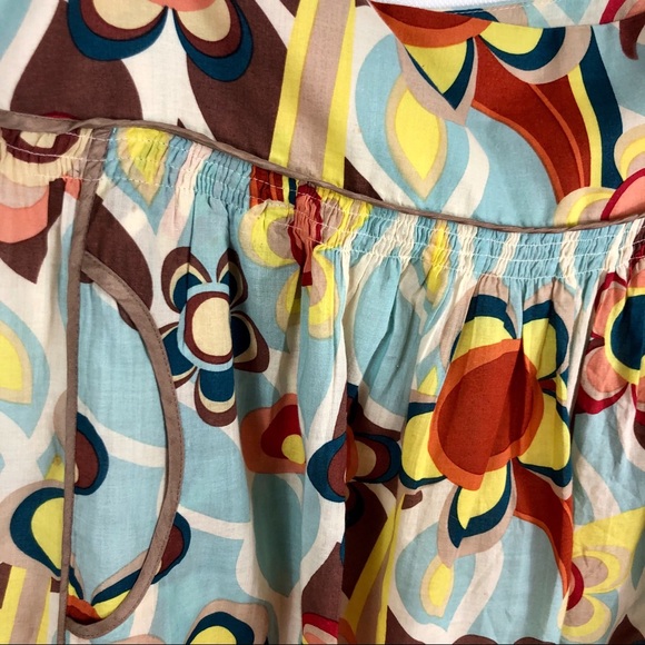 MINT Brand BOHO Skirt Drop Waist Pockets Sz 6 - Picture 3 of 8